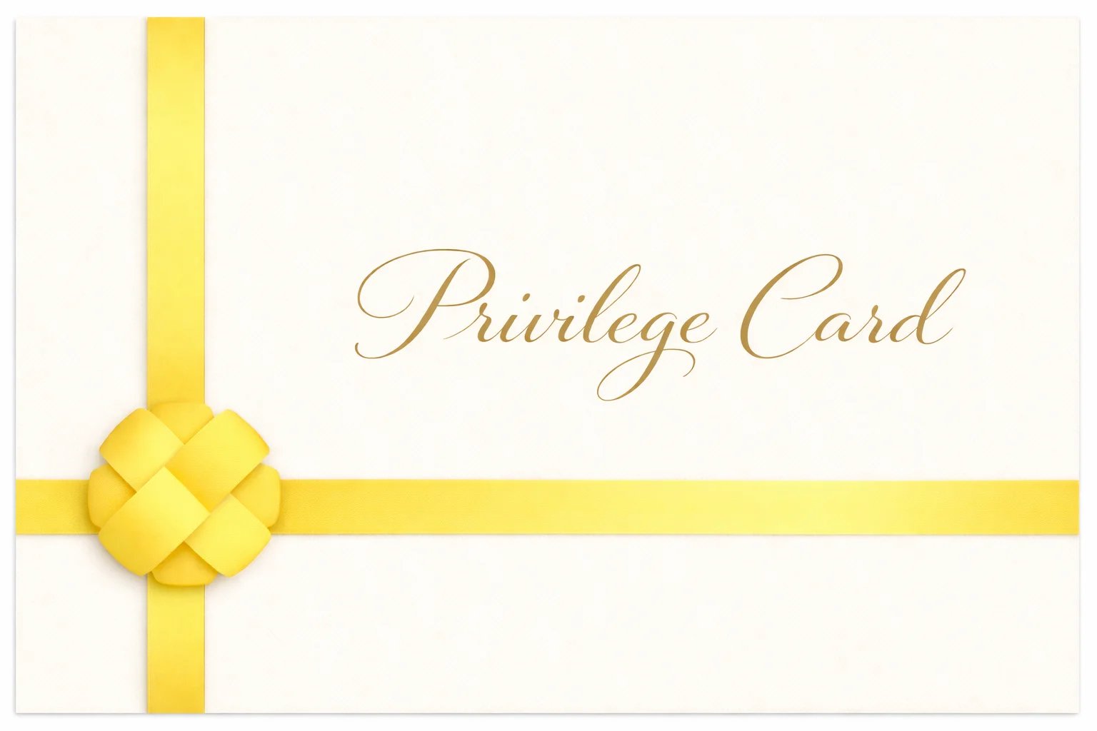 Privilege Card