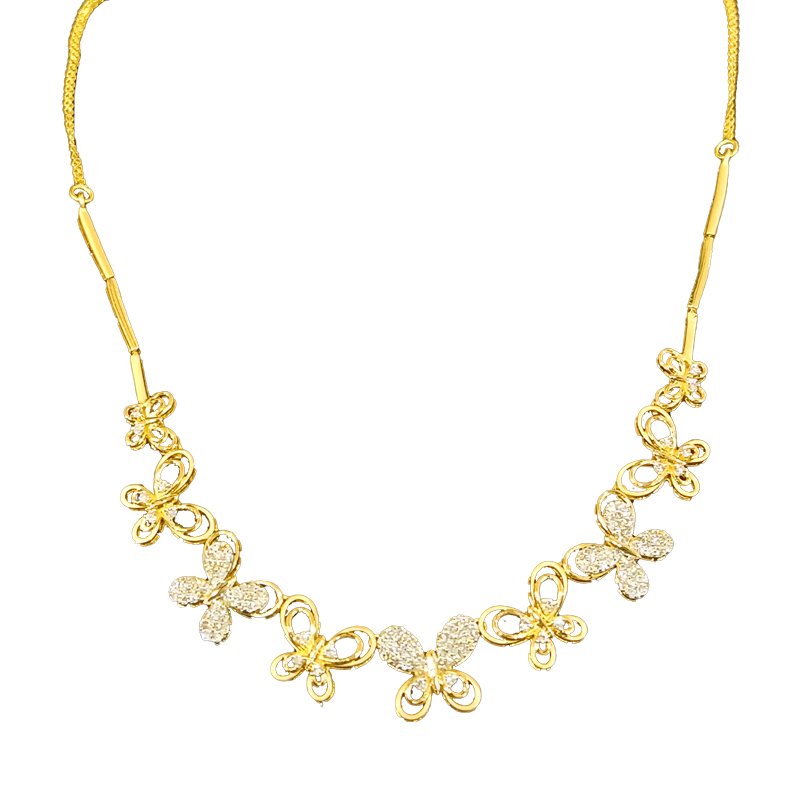 18 KT DIAMOND NECKLACE 10