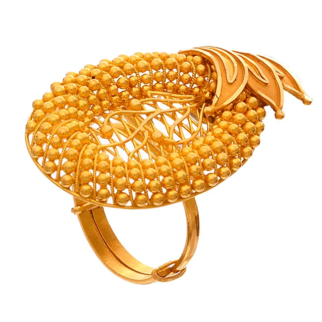 22 KT LADIES GOLD FINGER RING 4