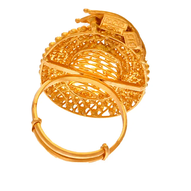 22 KT LADIES GOLD FINGER RING 4