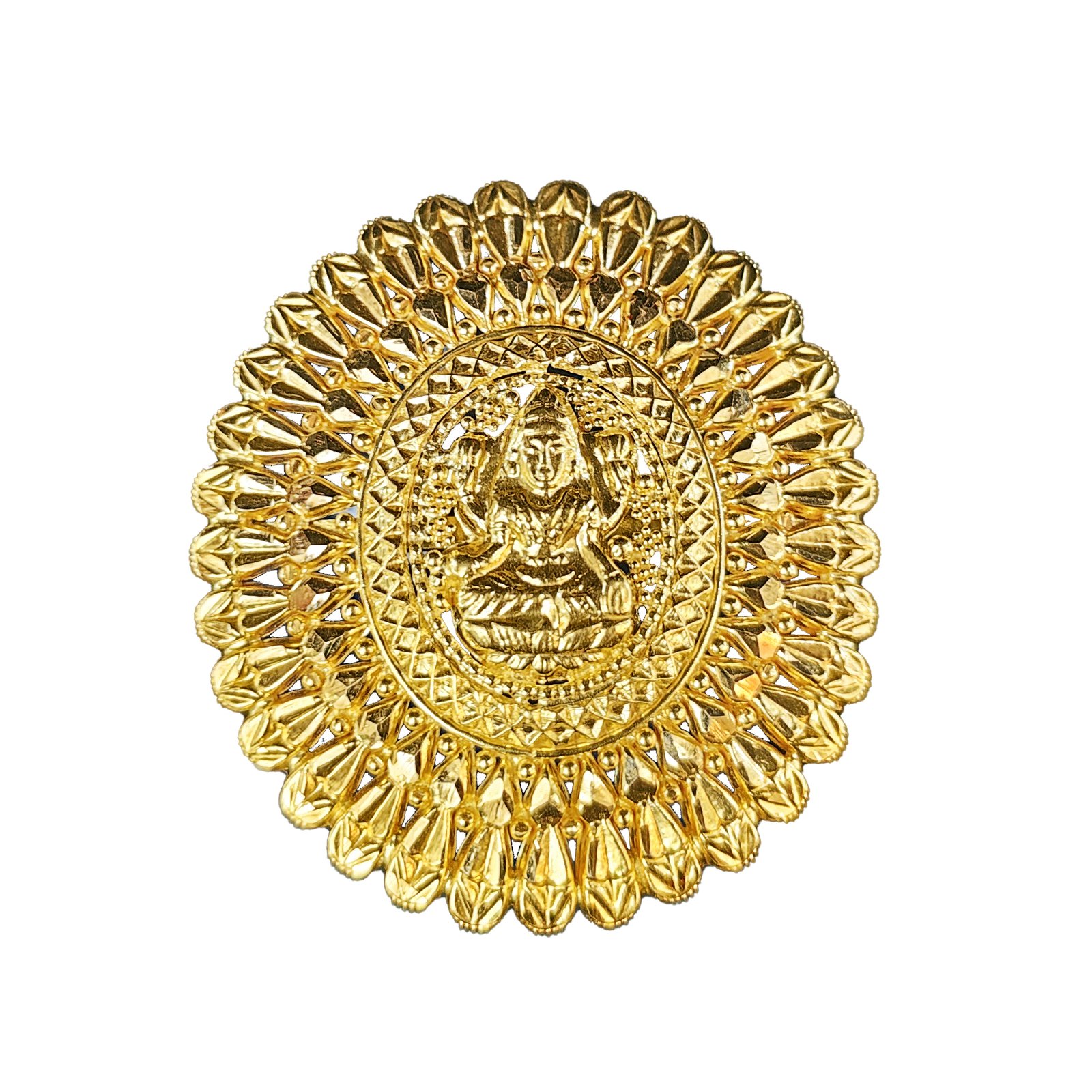 22 KT LADIES GOLD FINGER RING 9